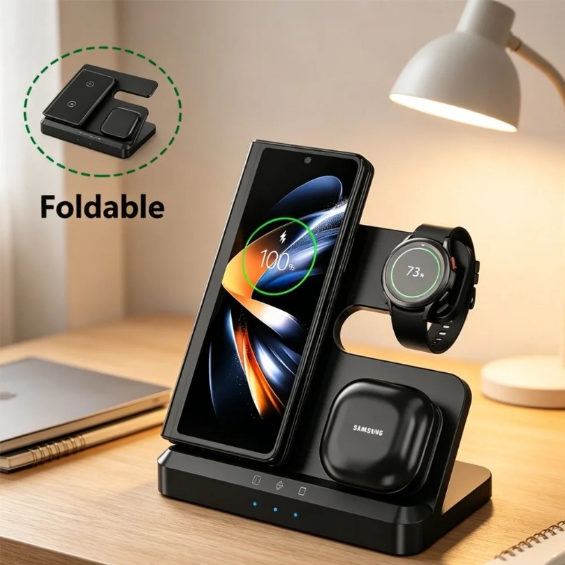 Smartwatch Ac - 3 in 1 Fast Wireless Charger