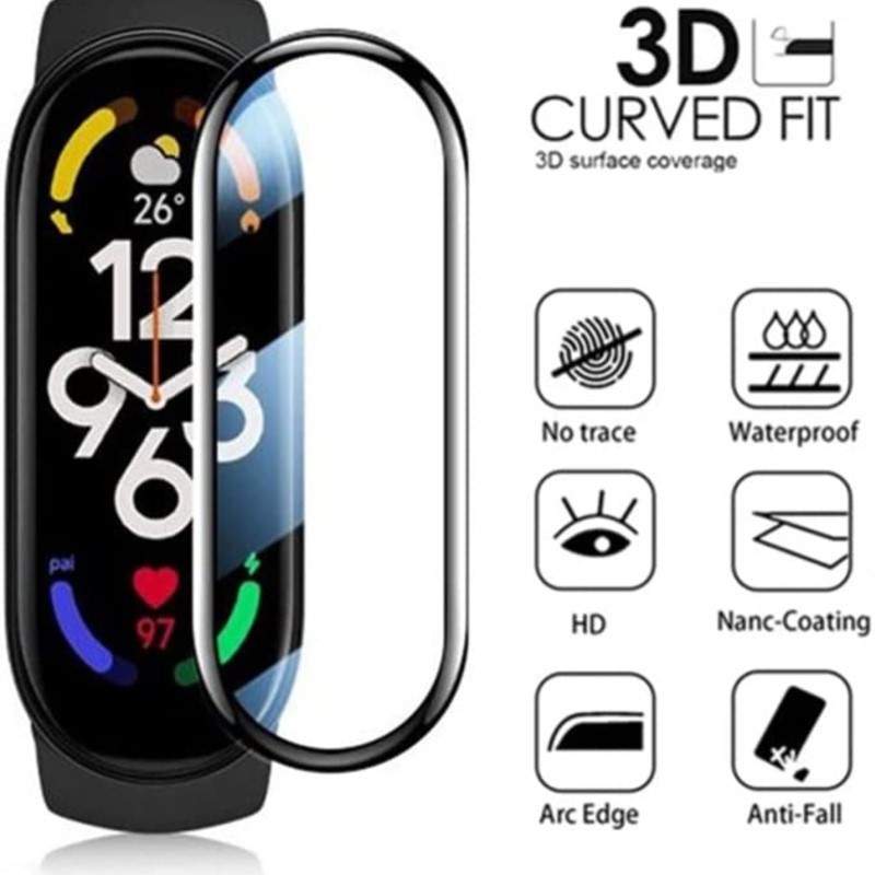 Smartwatch Band Accessories - 3D Full Screen Protector For Xiaomi