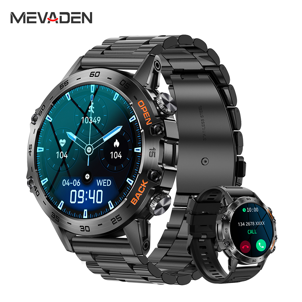 Smartwatch Faces - MEVADEN Steel 1.39 inch Men Luxury