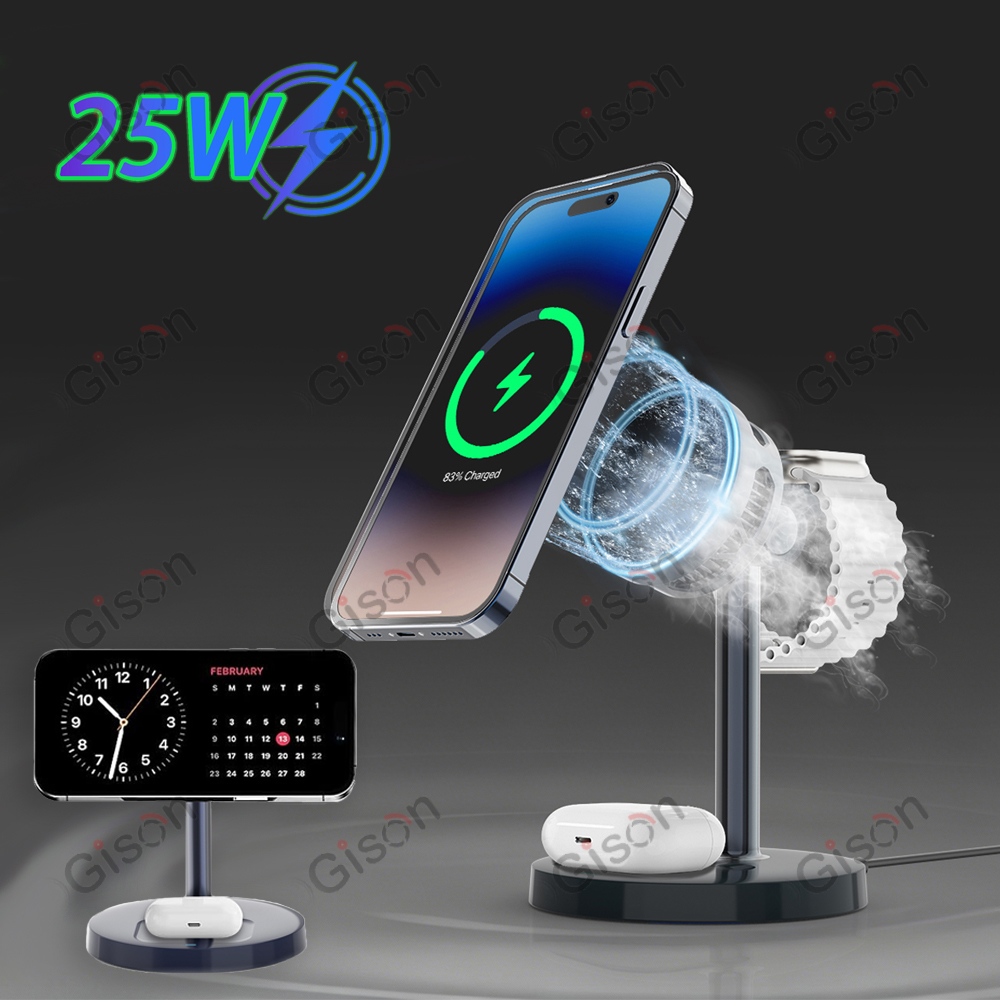 Smartwatch Ac - Magnetic 3 in 1 Wireless Charger
