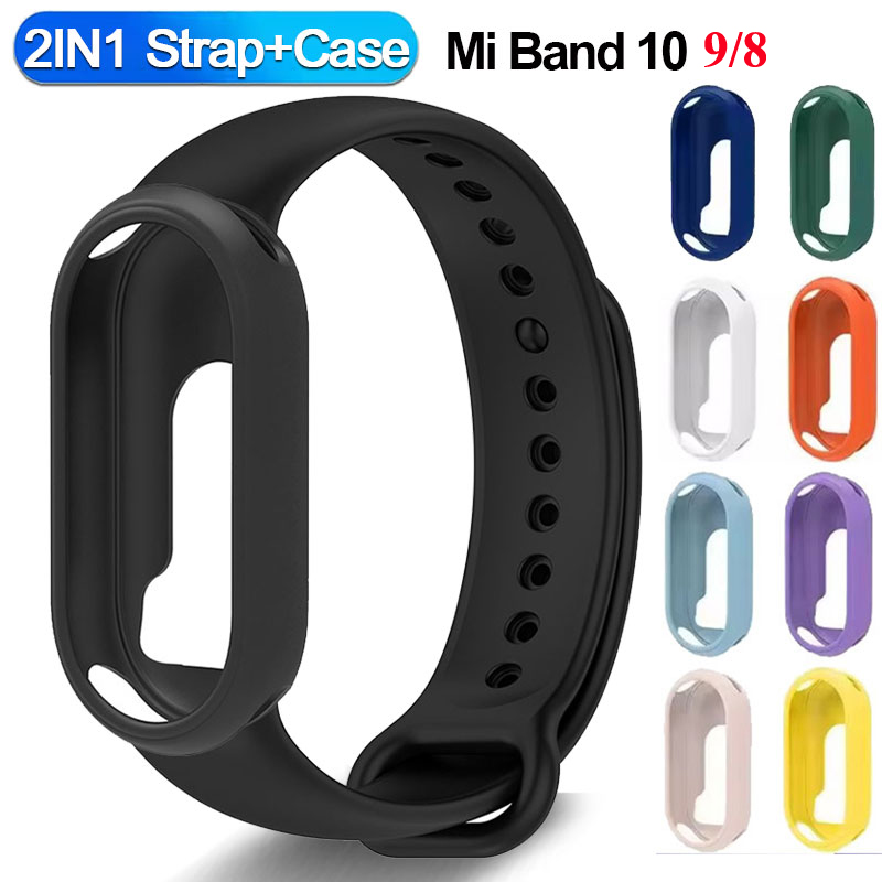 Smartwatch Band Accessories - Silicone Strap+Watch Case For Xiaomi Smart