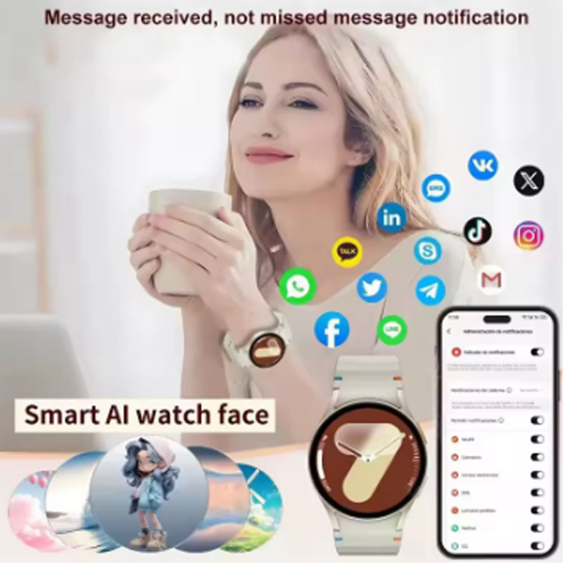 Smartwatch Custom - SmartWatch Men Women HD AMOLED Voice
