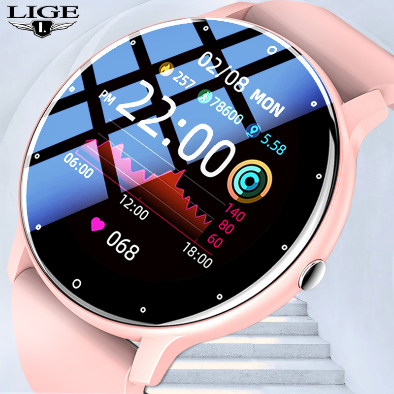 Smartwatch Touch - LIGE 2022 Mới Đồng Hồ Thông