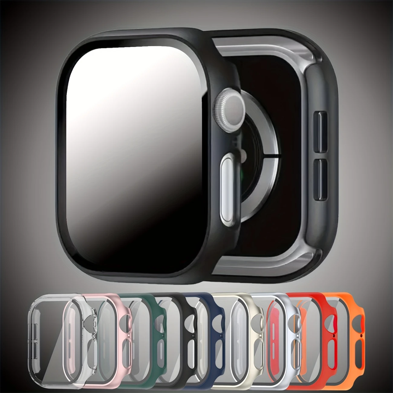 Smartwatch Band Accessories - Glass + Case for Apple Watch