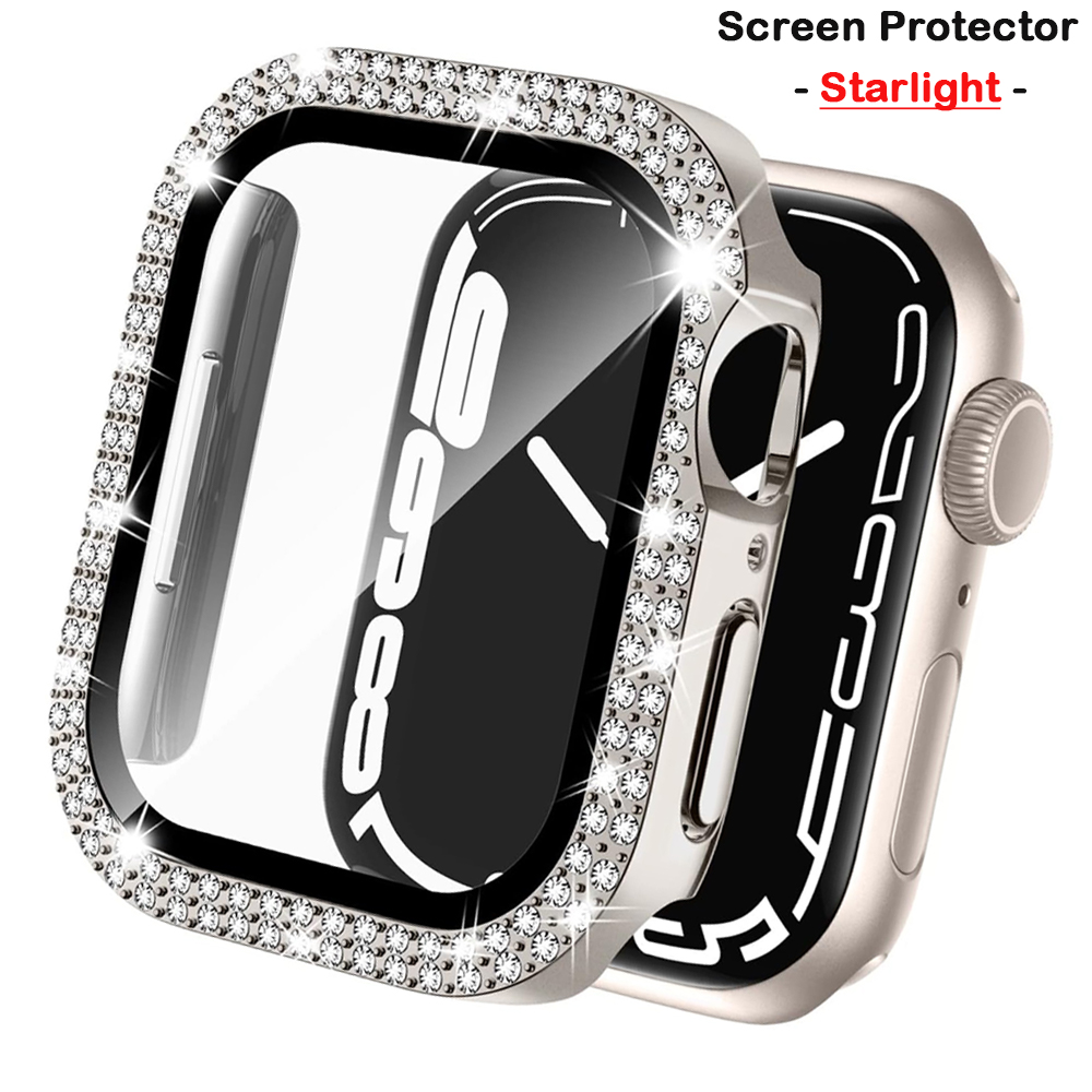 Smartwatch Band Accessories - Diamond Cover For Apple watch Case