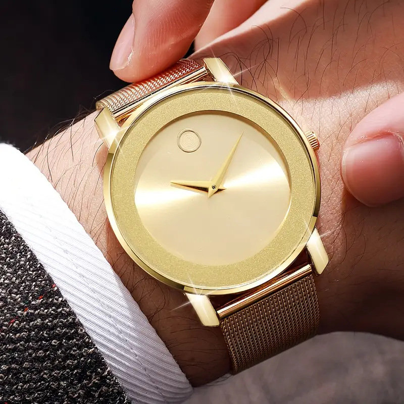 Smartwatch Touch - New Ultra-Thin Mesh Band Men's Watch,