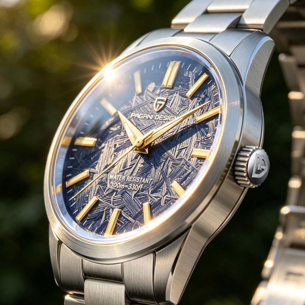 Accessories With Watch - PAGANI DESIGN 40MM Men Quartz Watch