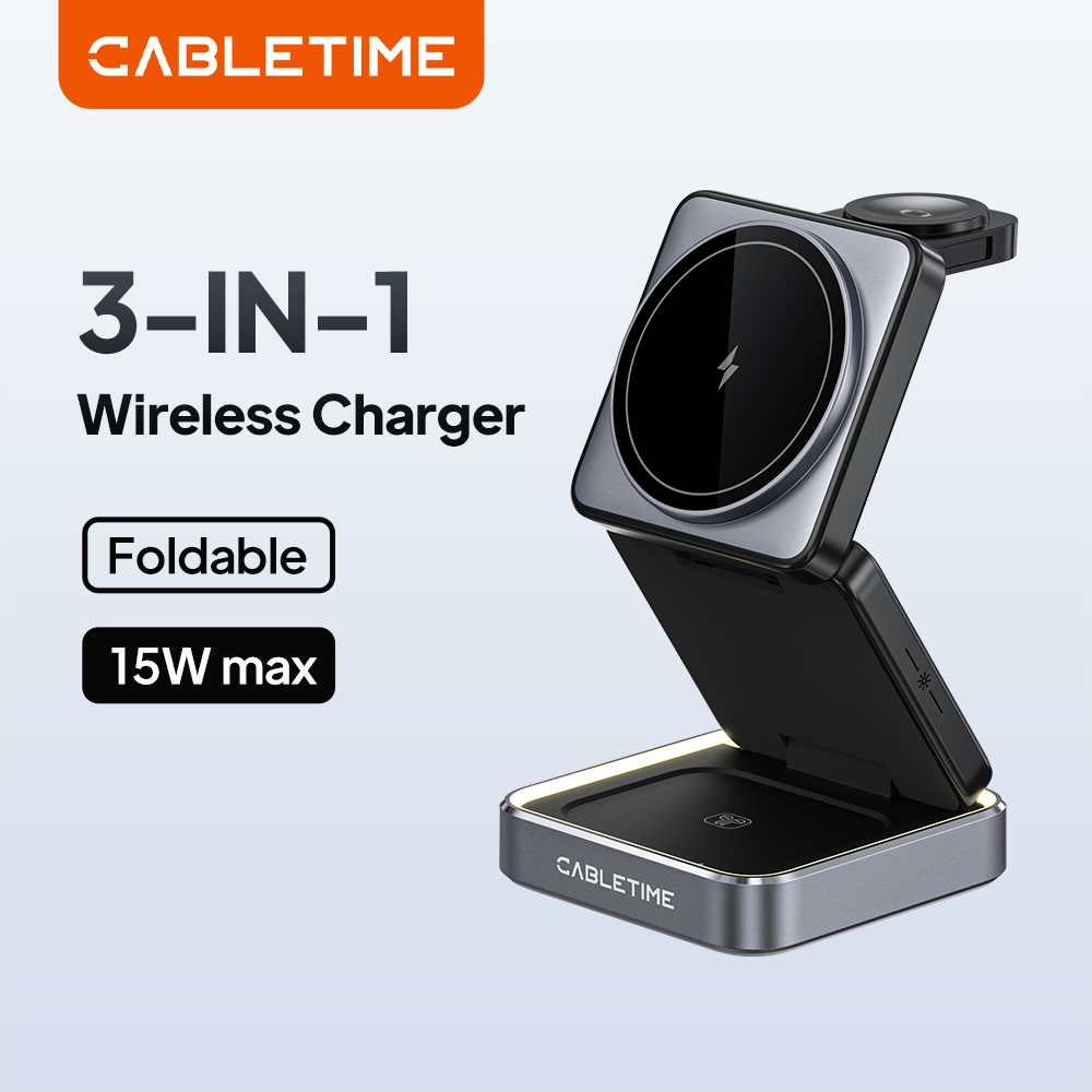 Smartwatch Ac - CABLETIME Foldable Magnetic 3 in 1