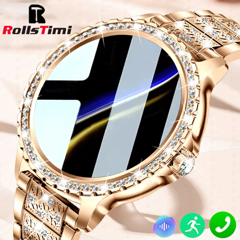 Smartwatch Faces - Fashion Luxury Gold Women Smart Watch