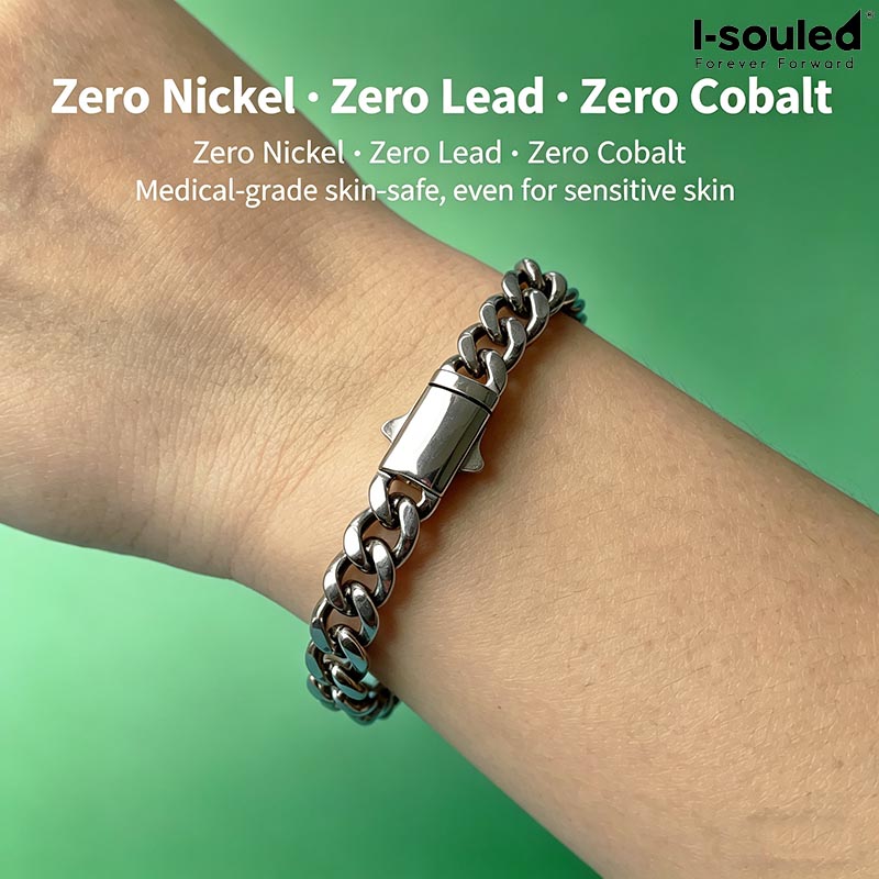 7mm Solid Titanium Bracelet Li - đánh giá và giá Ceramic Link Bracelet