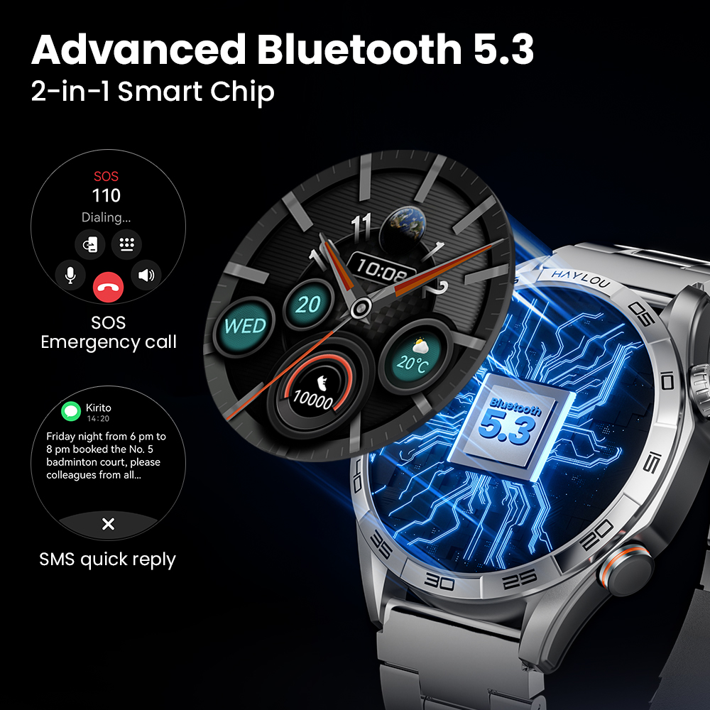 HAYLOU Solar 5 Voice Calling S - đánh giá và giá Android Smartwatch Accessories