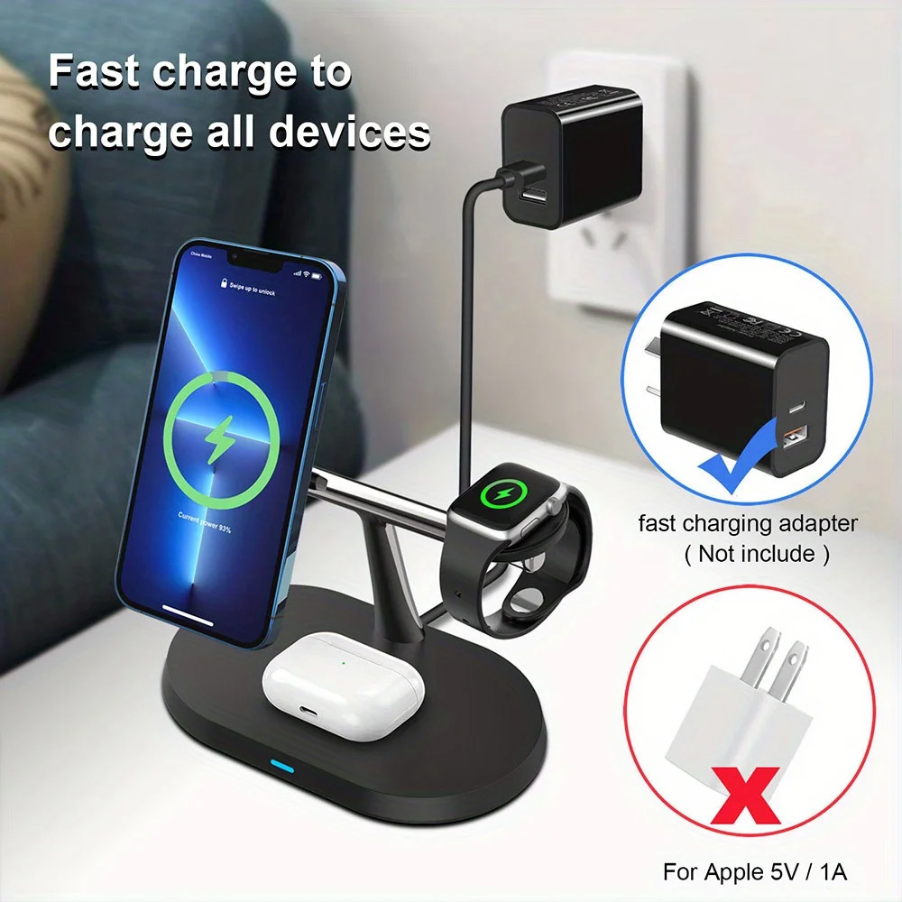 3 in 1 Magnetic Wireless Charg - đánh giá và giá Smartwatch Ac