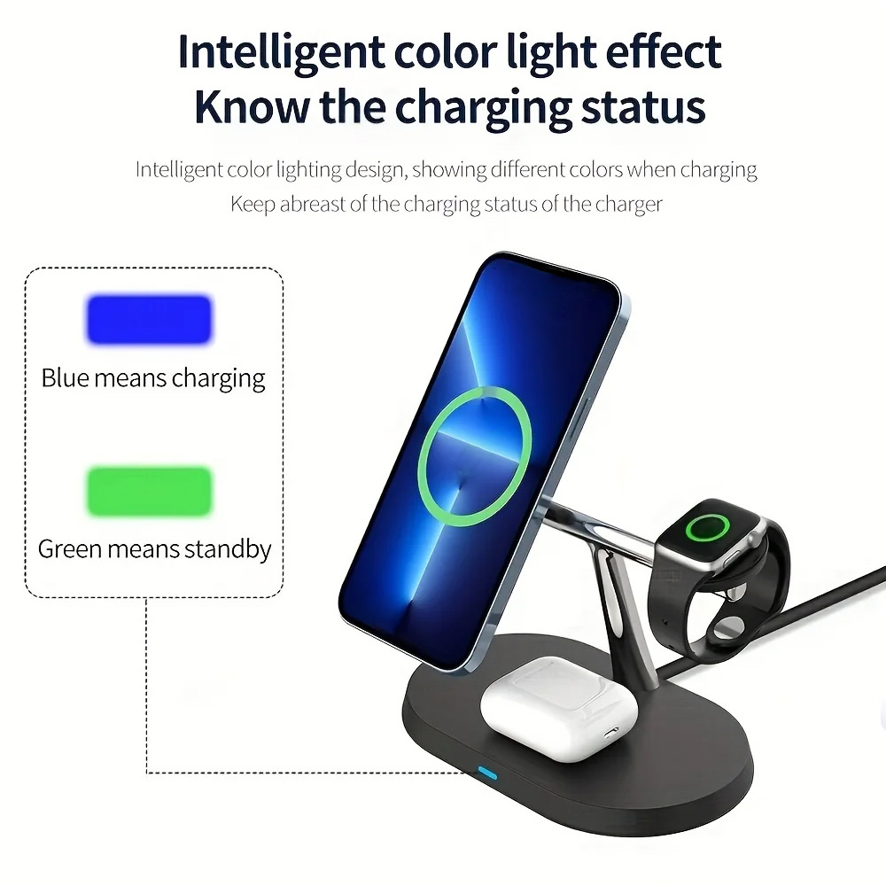 3 in 1 Magnetic Wireless Charg - đánh giá và giá Smartwatch Ac