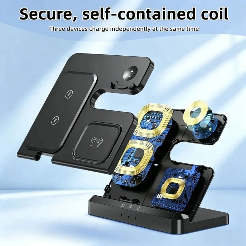 3 in 1 Fast Wireless Charger F - đánh giá và giá Smartwatch Ac