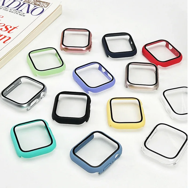 Tempered Glass+cover For Apple - đánh giá và giá Smartwatch Band Accessories
