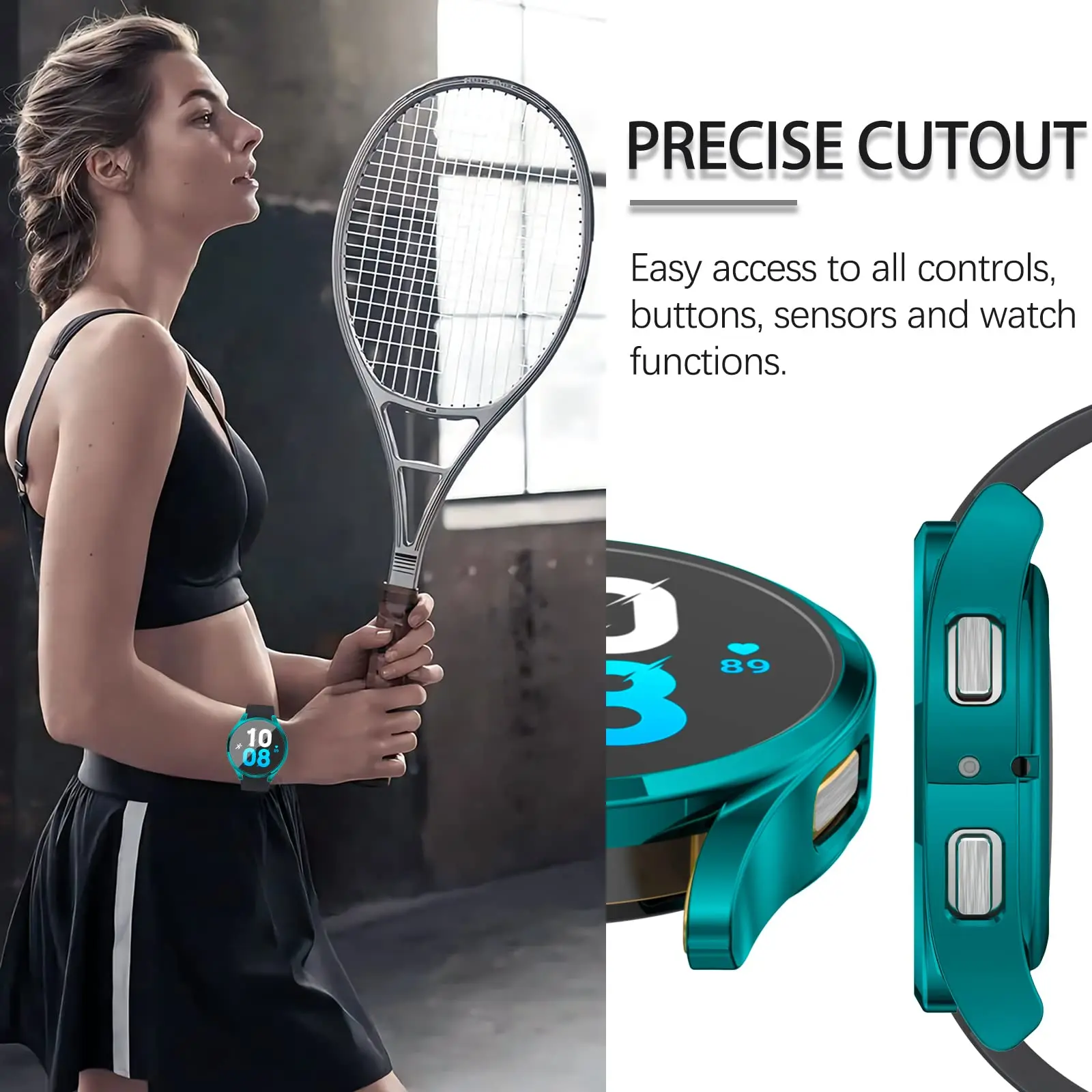 Case for Samsung Galaxy Watch  - đánh giá và giá Accessories For Galaxy Watch 5