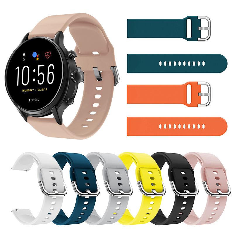 22MM Silicone Straps For Fossi - đánh giá và giá Fossil Smartwatch Accessories