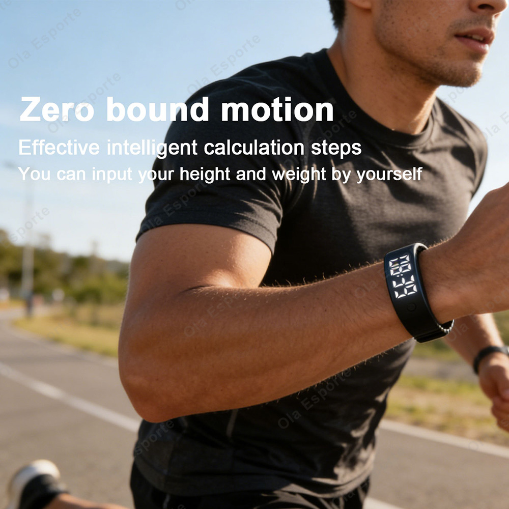 Smart Bracelet LED Digital Wat - đánh giá và giá Android Smartwatch Accessories