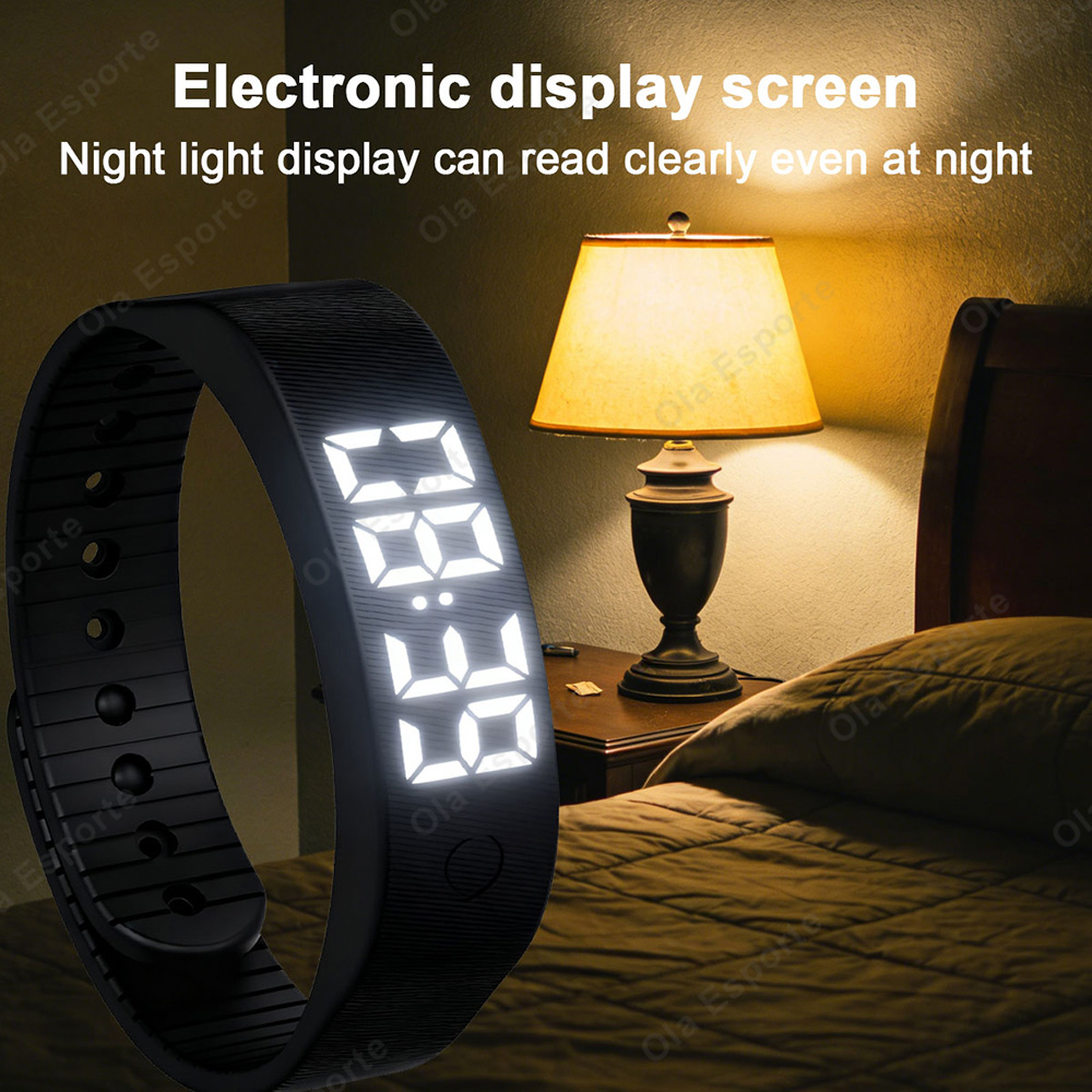 Smart Bracelet LED Digital Wat - đánh giá và giá Android Smartwatch Accessories