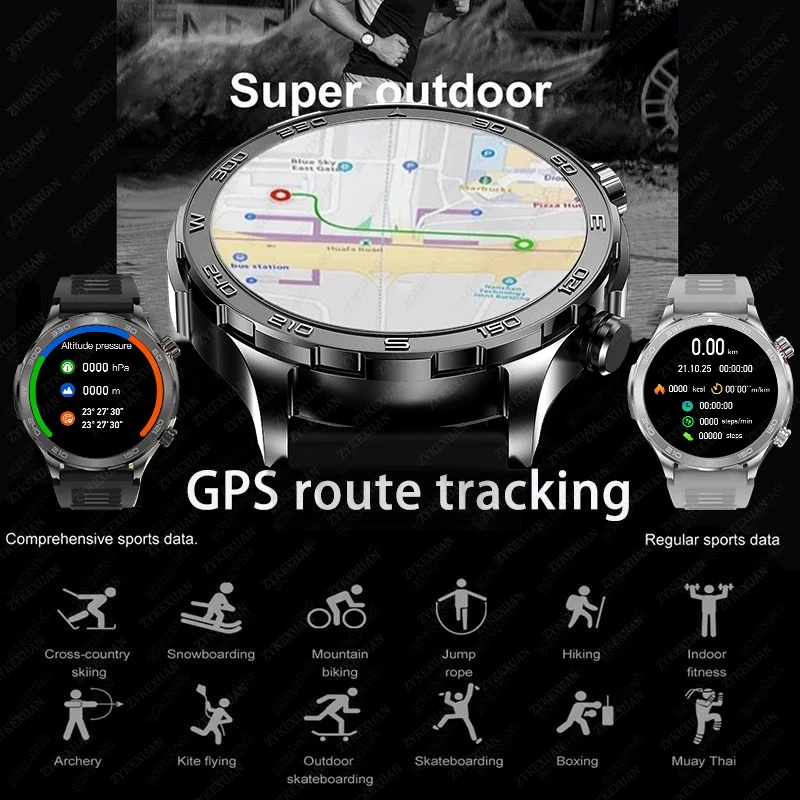New GPS Track Smart Watch Men  - đánh giá và giá Smartwatch Faces