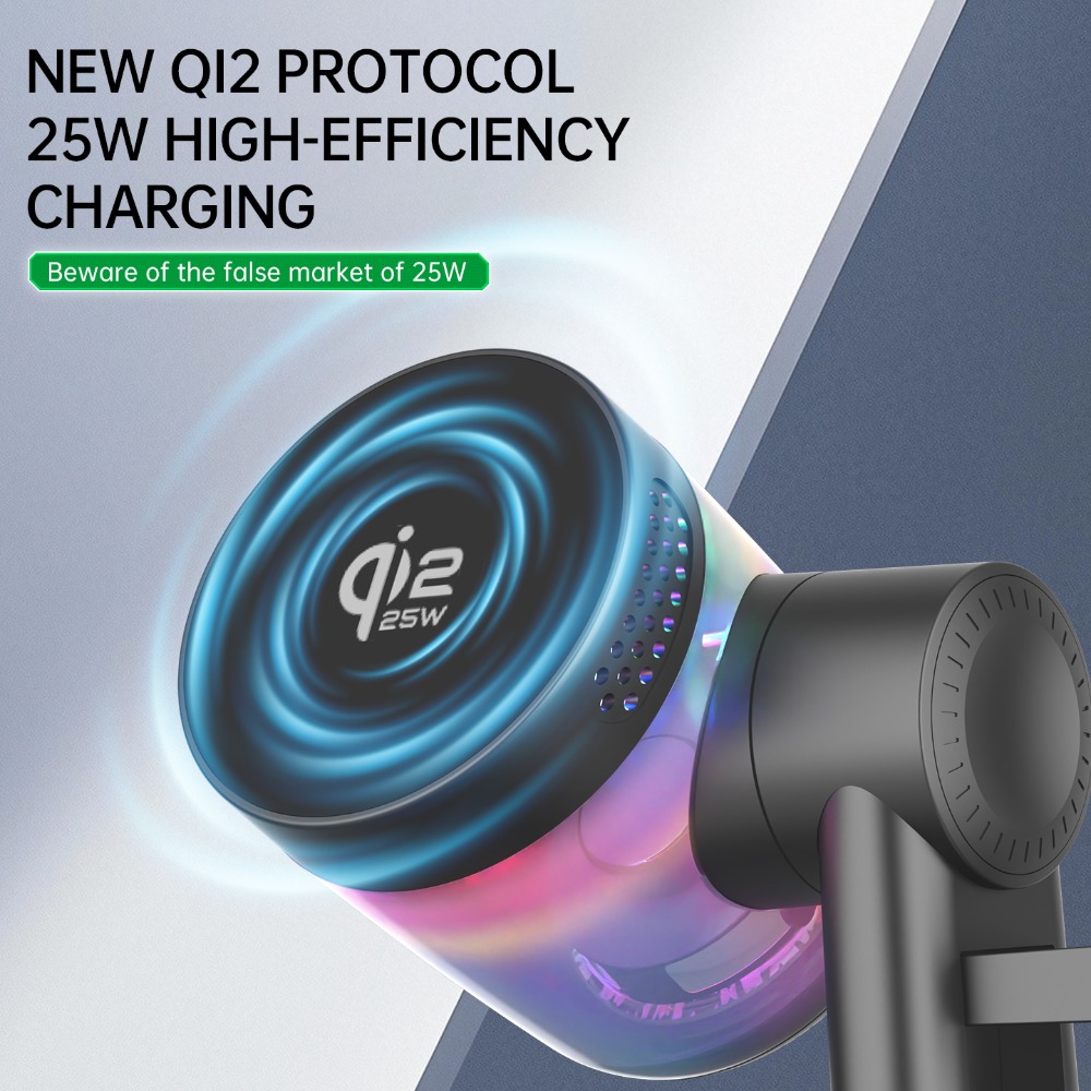 Qi2 25W RGB Light Magnetic Wir - đánh giá và giá Smartwatch Ac