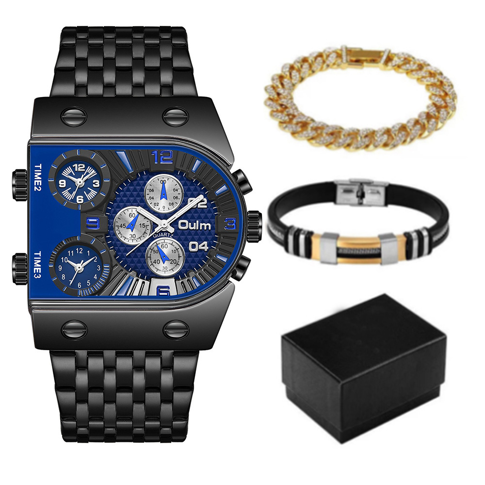 Men's luxury rectangular gold  - đánh giá và giá Smartwatch Faces