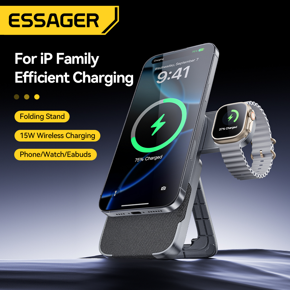 Essager 3-in-1 Portable Foldin - đánh giá và giá Smartwatch Ac