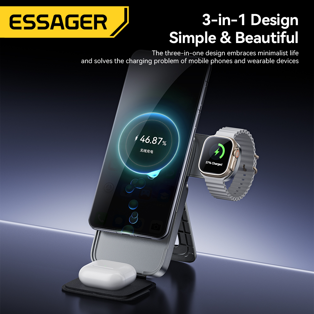 Essager 3-in-1 Portable Foldin - đánh giá và giá Smartwatch Ac