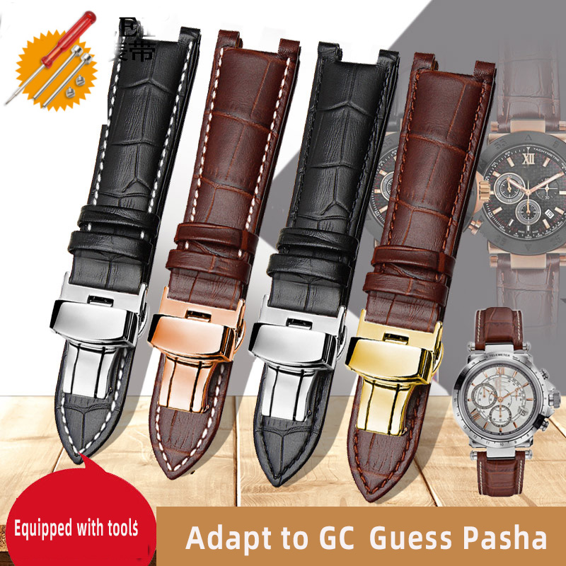 20*11mm 20*12mm 22*13mm cowhid - đánh giá và giá Smartwatch Guess