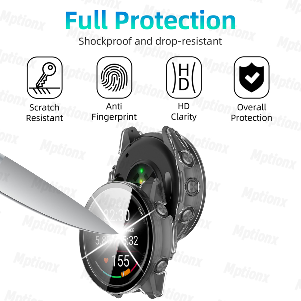 Glass+Case For Garmin Forerunn - đánh giá và giá Watch Case Bumper
