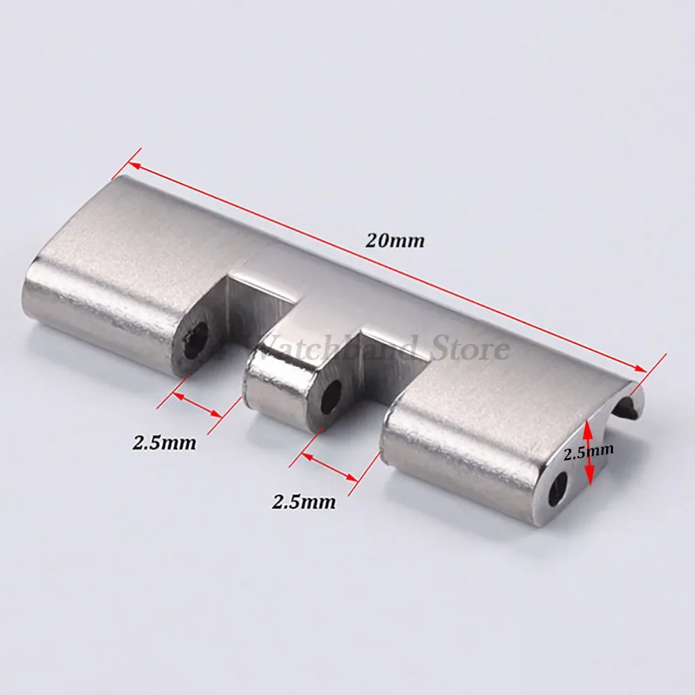 2pcs Stainless Steel Straight  - đánh giá và giá Watch Band Connector