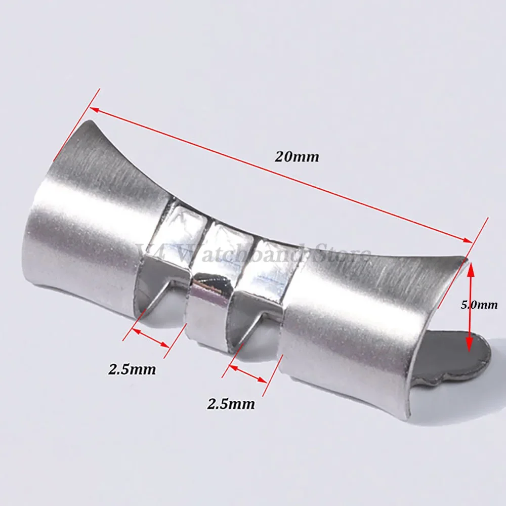 2pcs Stainless Steel Straight  - đánh giá và giá Watch Band Connector