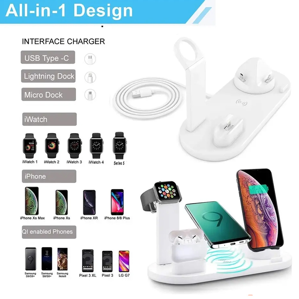 30W 7 in 1 Wireless Charger St - đánh giá và giá Smartwatch Ac