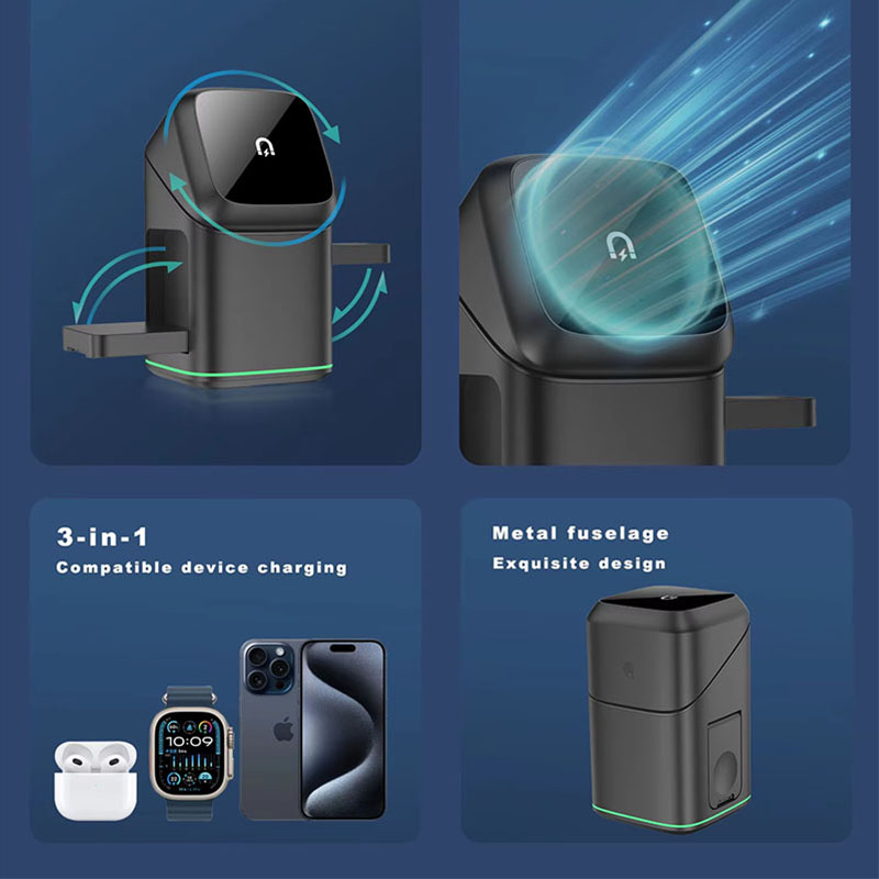Praiser 25W Qi2 Foldable Touch - đánh giá và giá Smartwatch Touch