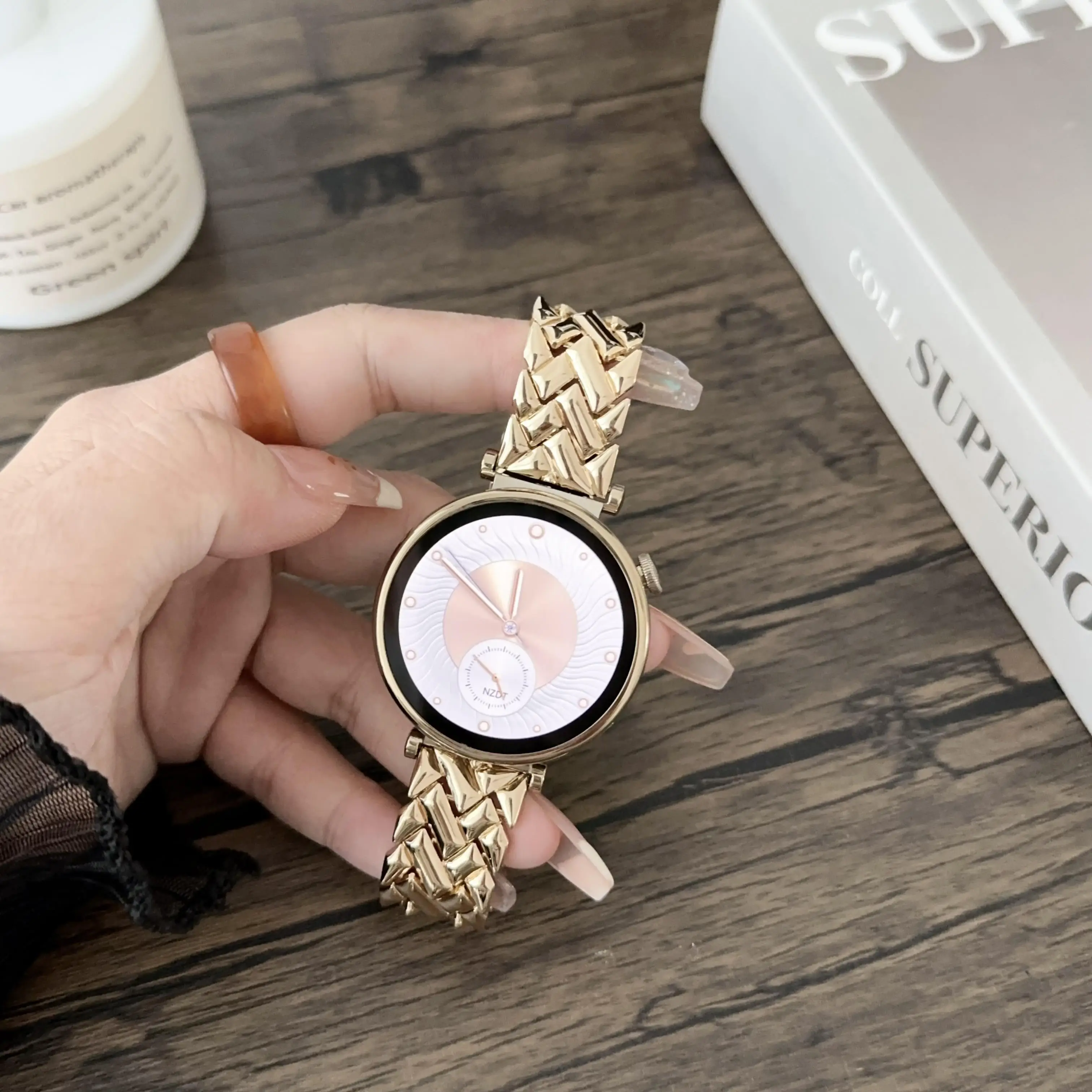 1pc 18mm V-shaped Stainless St - đánh giá và giá Fossil Smartwatch Accessories