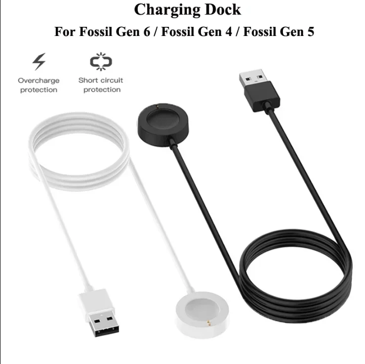 USB Magnetic Fast Charger Dock - đánh giá và giá Fossil Smartwatch Accessories