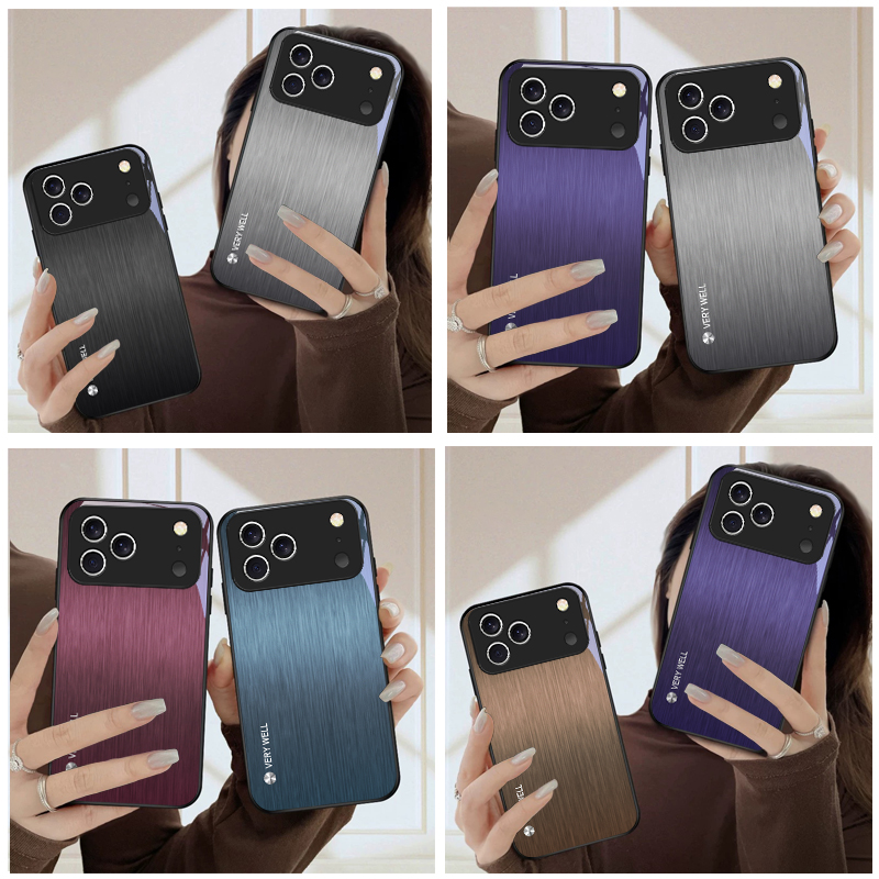 Minimally brushed metal For iP - đánh giá và giá Screen Protector Film