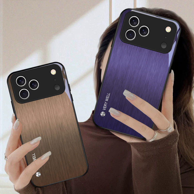 Minimally brushed metal For iP - đánh giá và giá Screen Protector Film