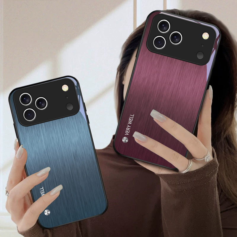 Minimally brushed metal For iP - đánh giá và giá Screen Protector Film