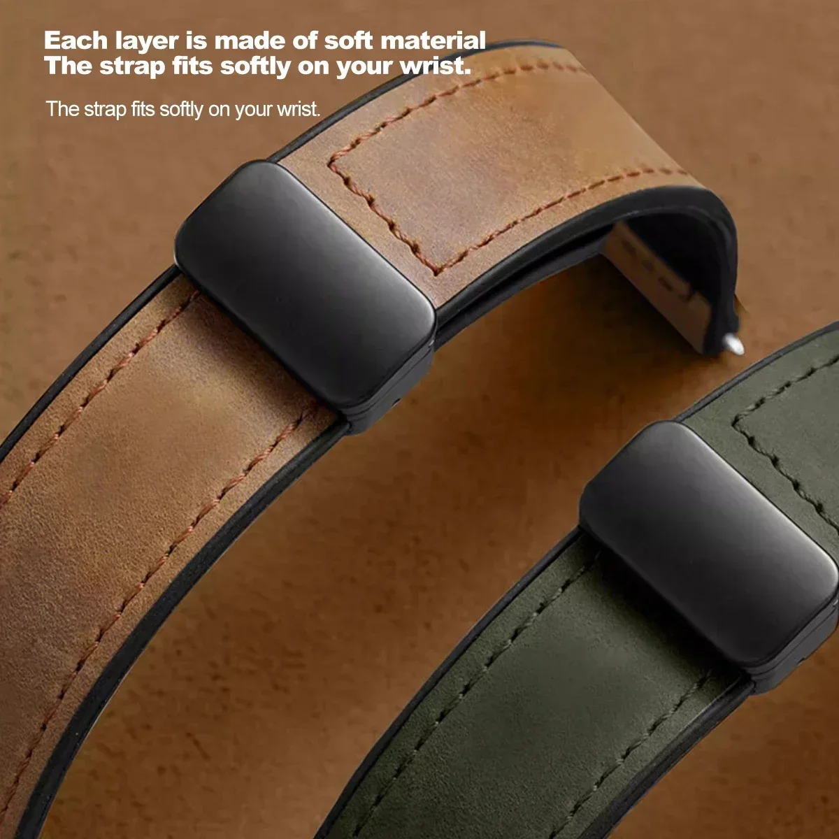 20mm Silicone Leather Strap Fo - đánh giá và giá Watch Band Connector