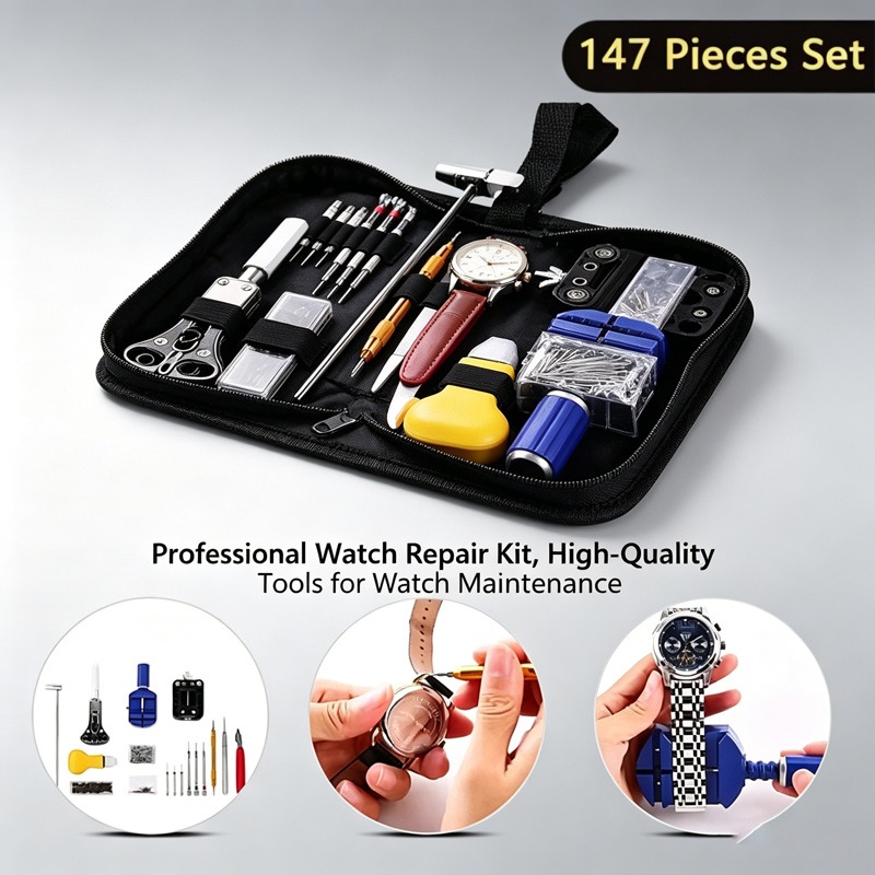 147 Pieces Watch Repair Tool S - đánh giá và giá Tool Kit Strap Change