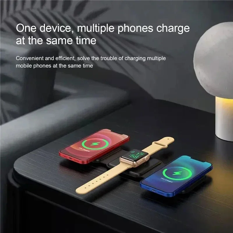 3 In 1 Magnetic Portable Wirel - đánh giá và giá Smartwatch Ac