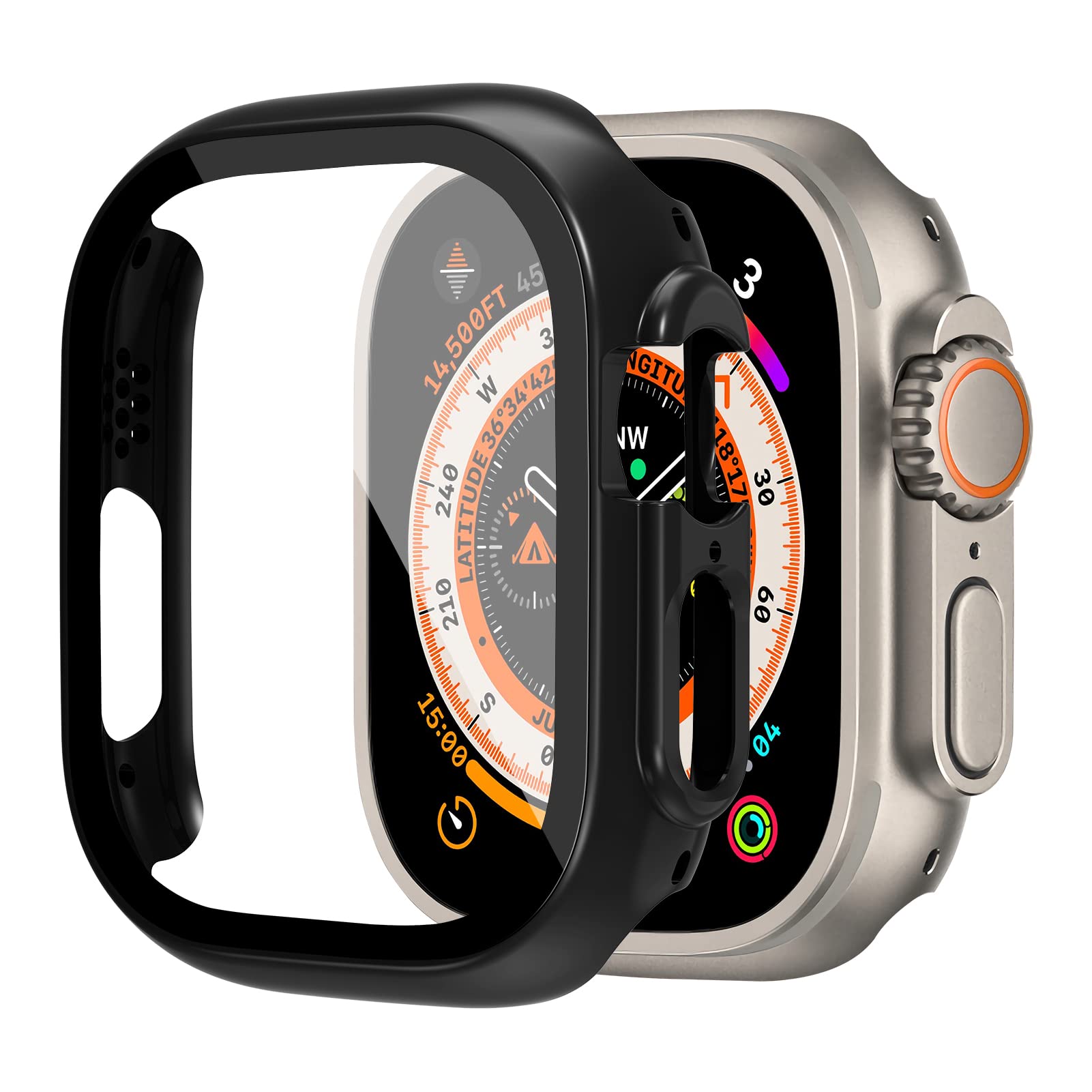 Glass+case For Apple Watch Ult - đánh giá và giá Smartwatch Band Accessories