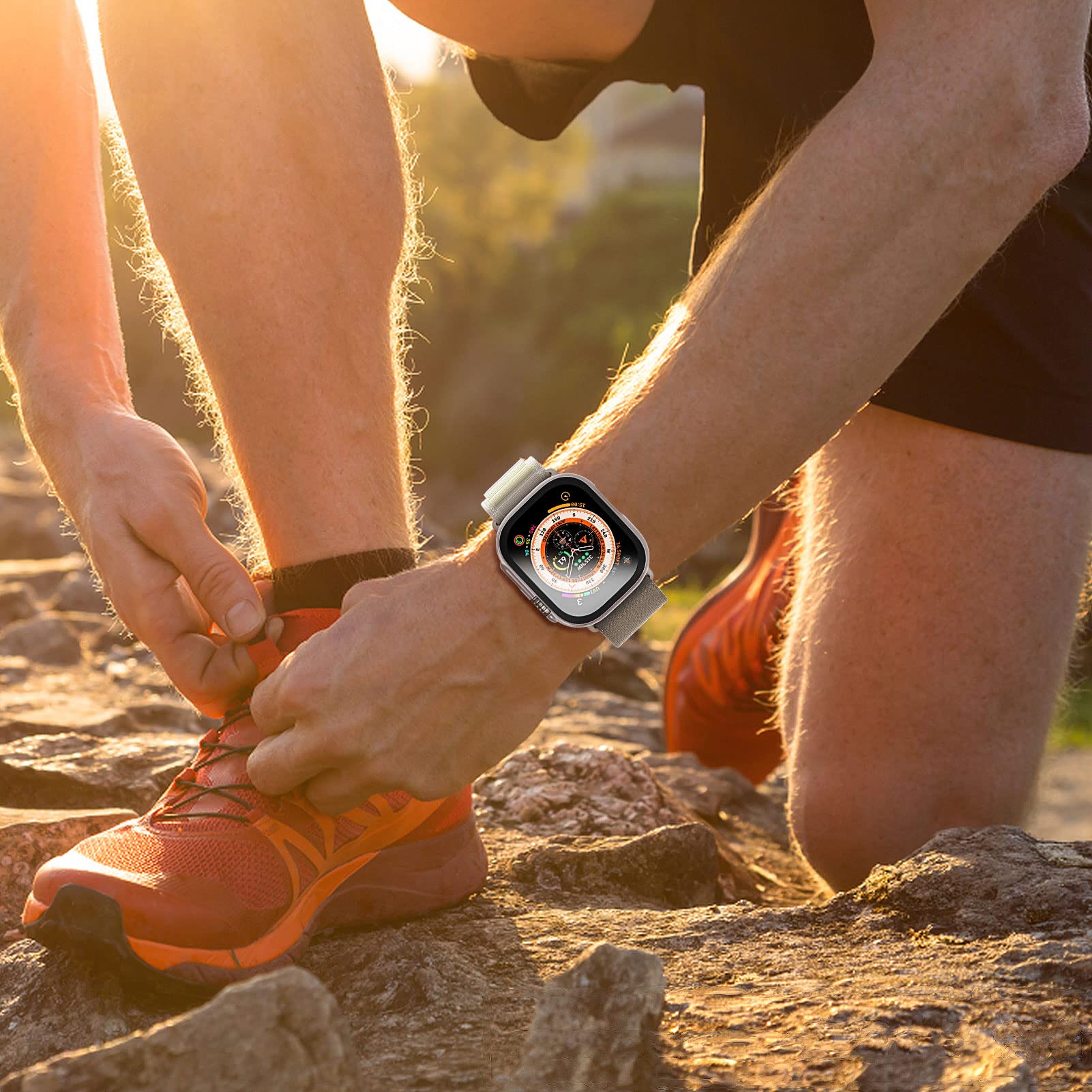 Glass+case For Apple Watch Ult - đánh giá và giá Smartwatch Band Accessories