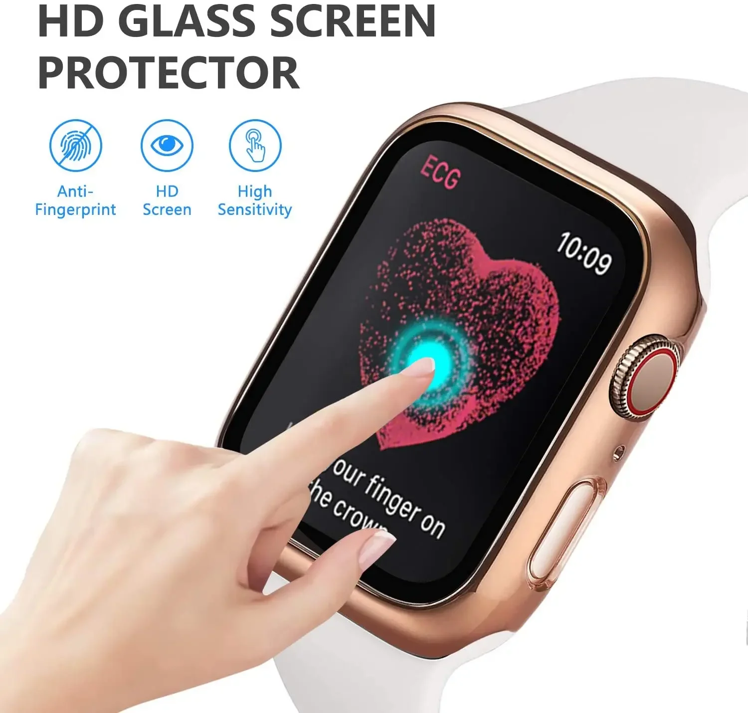 Tempered Glass+cover For Apple - đánh giá và giá Watch Case Bumper