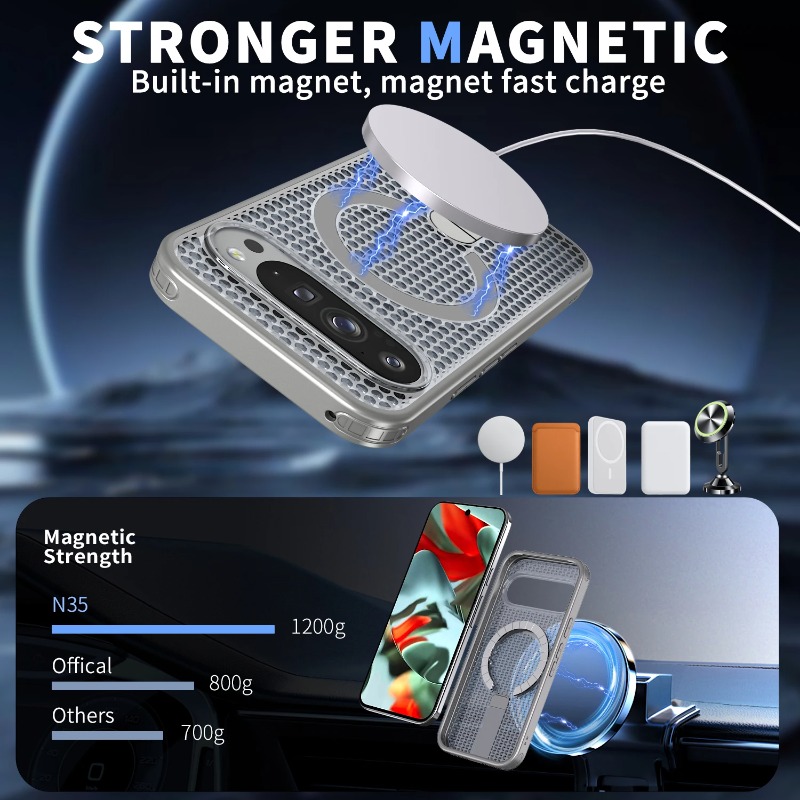 Hybrid Honeycomb Heat Dissipat - đánh giá và giá Magnetic Charging Stand