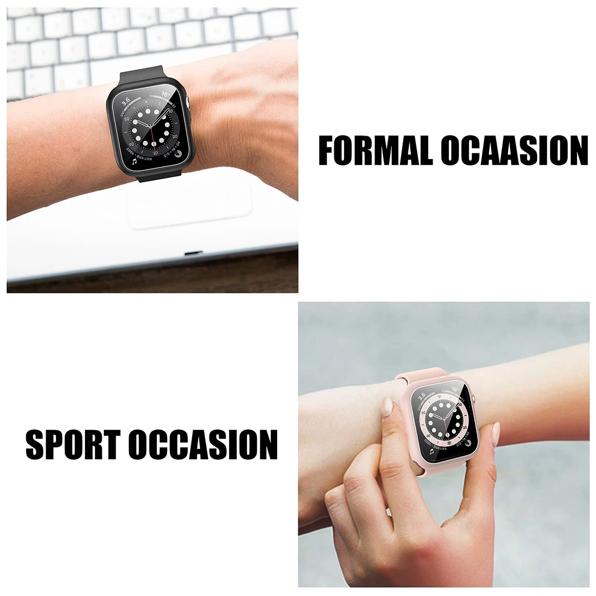 Tempered Glass+Cover For Apple - đánh giá và giá Smartwatch Band Accessories
