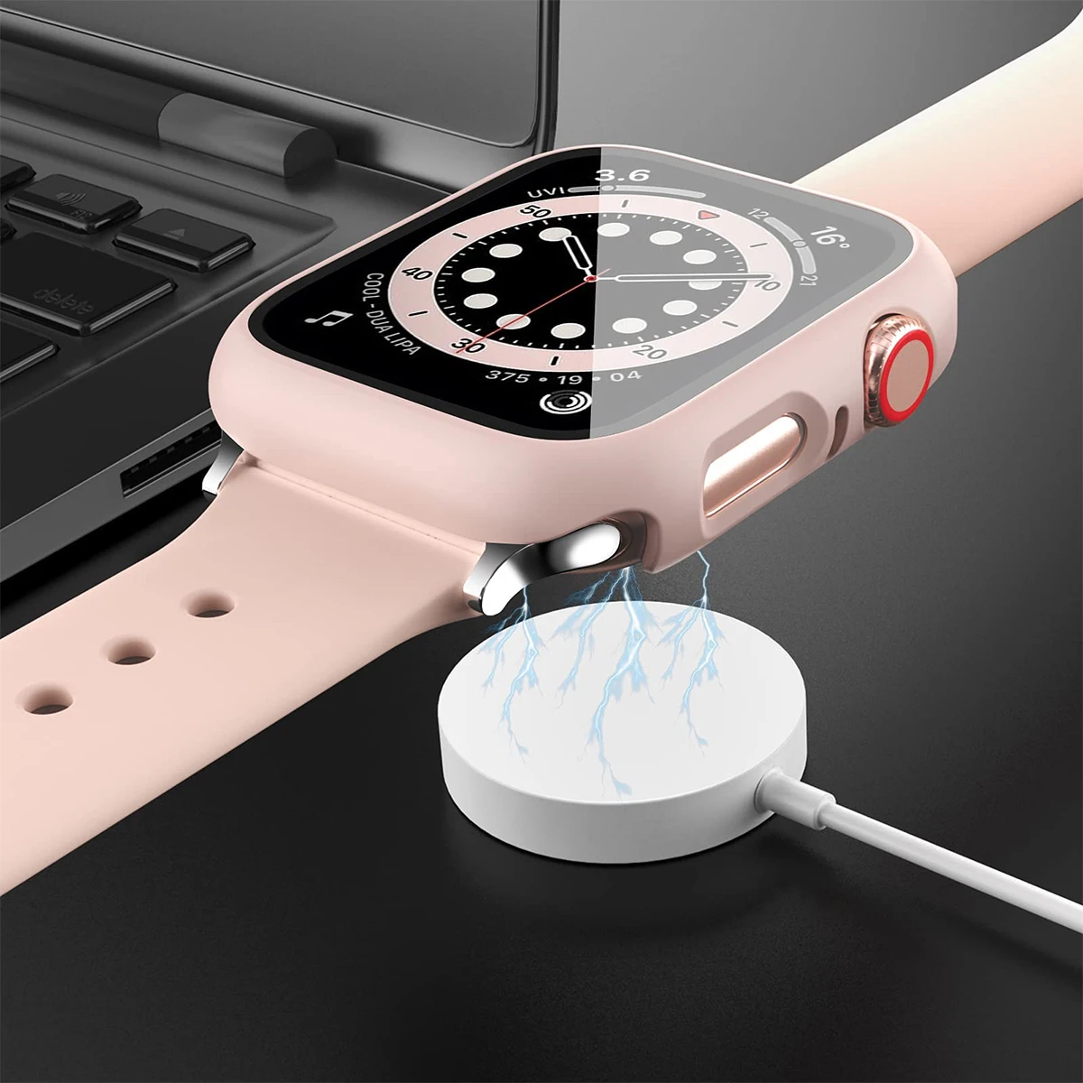 Tempered Glass+Cover For Apple - đánh giá và giá Smartwatch Band Accessories