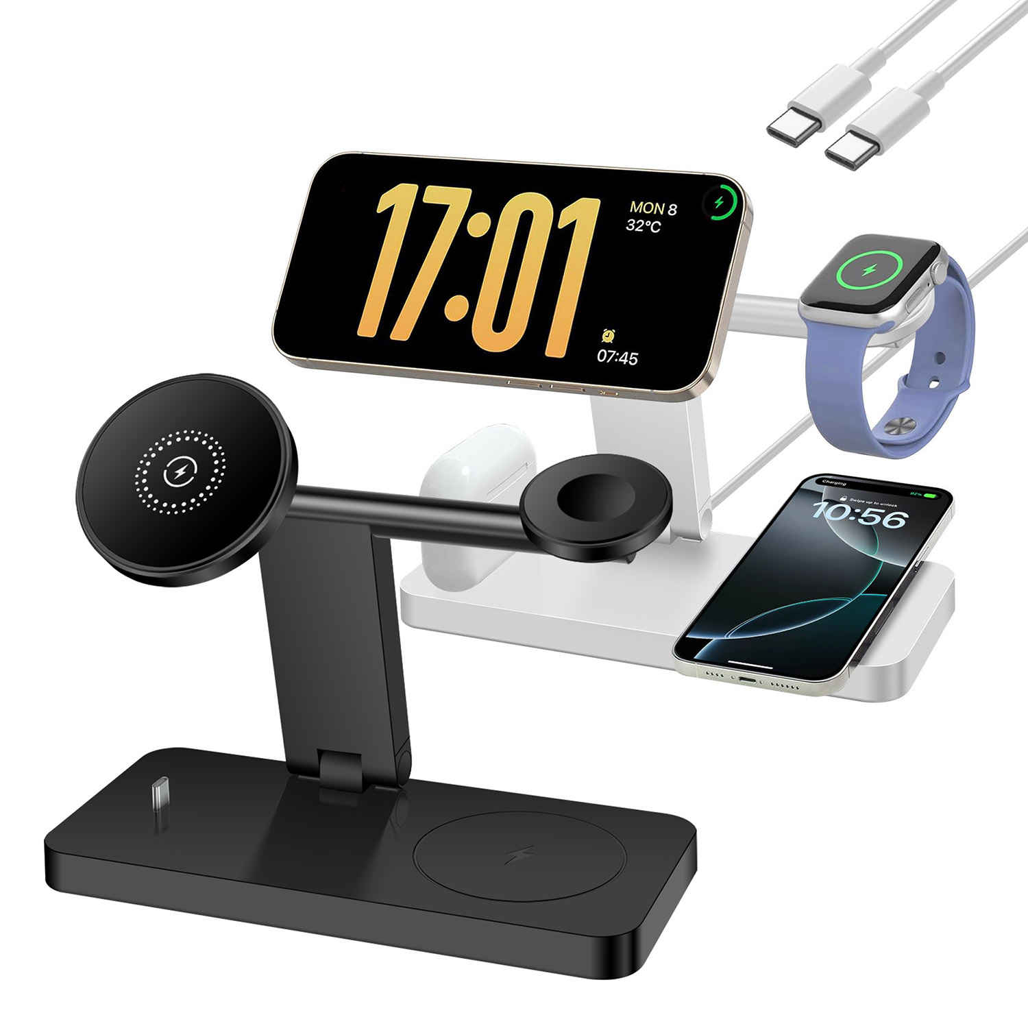 4 in 1 Magnetic Wireless Charg - đánh giá và giá Smartwatch Ac