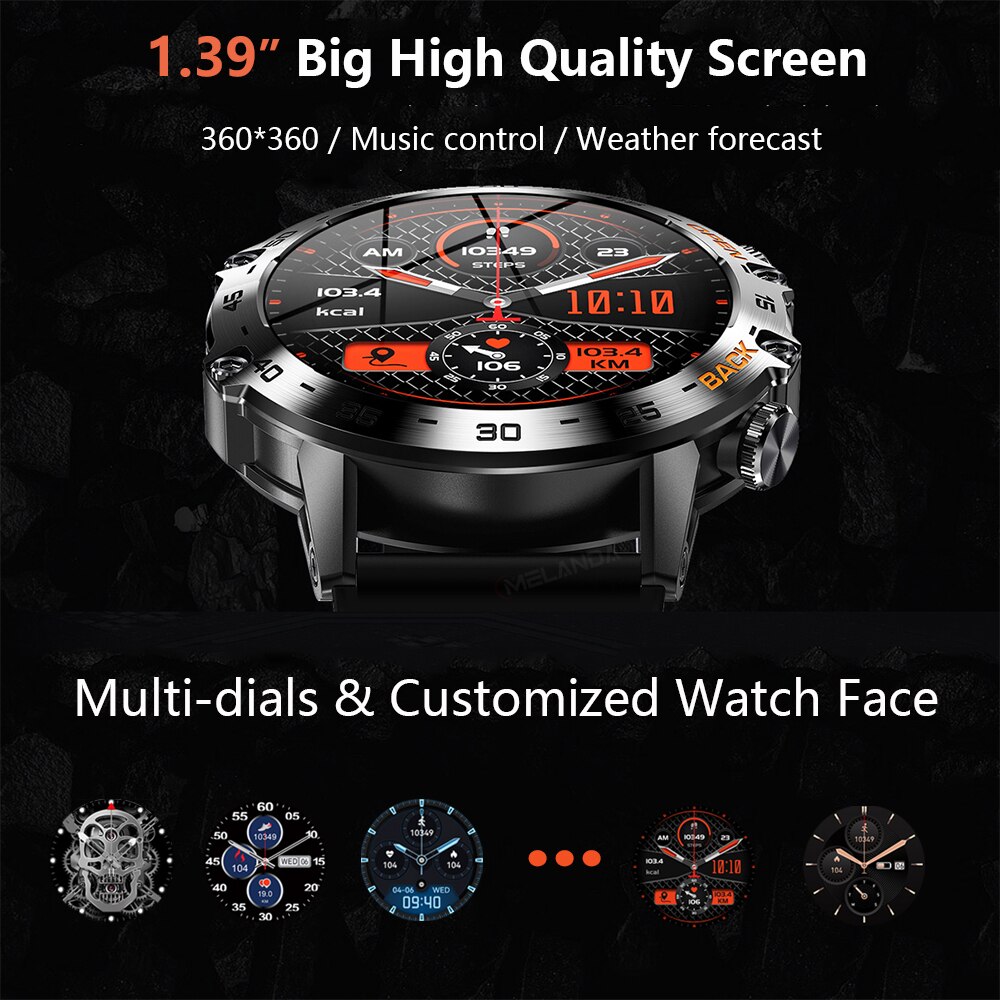 MEVADEN Steel 1.39 inch Men Lu - đánh giá và giá Smartwatch Faces